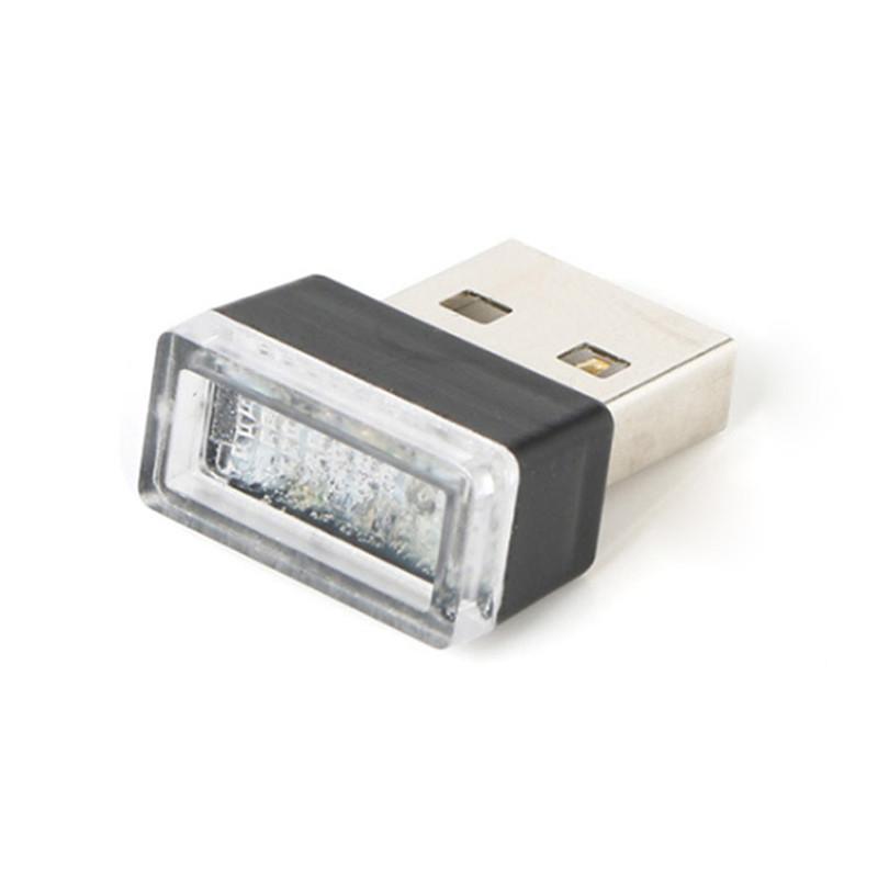 

1/2x Автомобильный USB светодиодный атмосферный светильник Декоративная лампа Аварийное освещение Окружающий Приветственный светодиодный светильник Неоновый штекер Синий Автомобильный интерьер