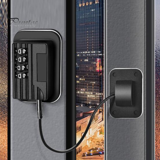 Blokada drzwi lodówki i zamrażarki z hasłem Regulowana konstrukcja Montaż bez użycia narzędzi Łatwa konfiguracja Blokada drzwi lodówki zabezpieczona przed dziećmi