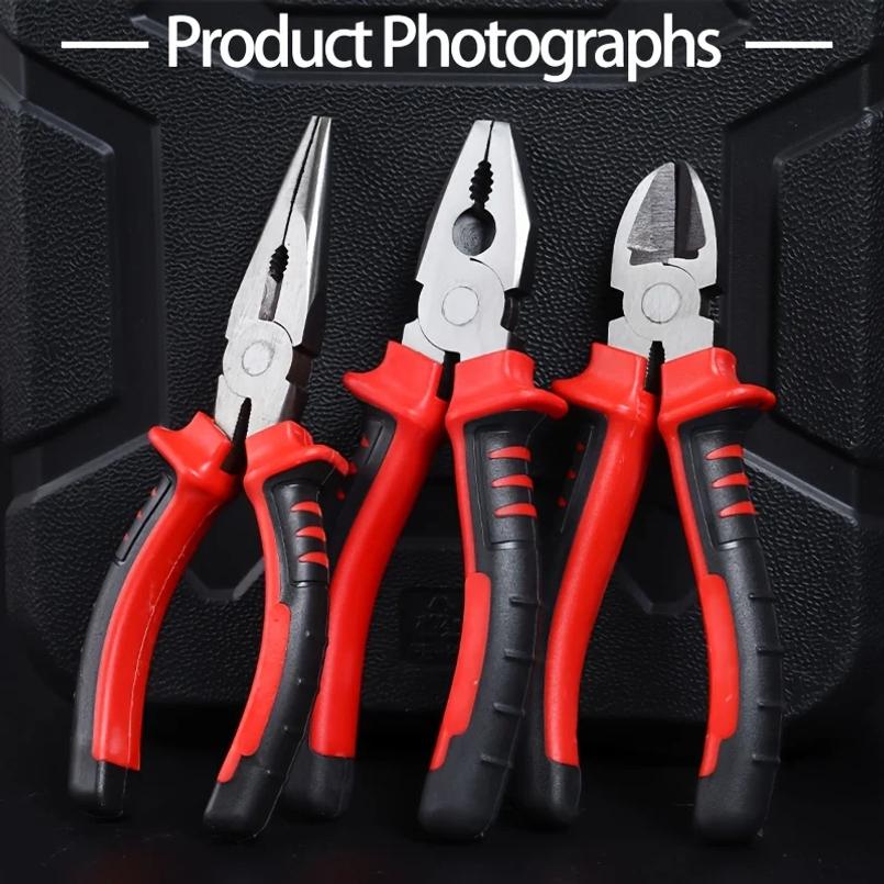 Electric Wire Pliers Large Opening Sharp Multifunction Tool for Cutting Twisting Gripping Metal Wires Heavy Duty Industrial Tool
