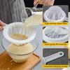 100/200/400 Mesh Strainer Spoon Hand-held Soya Milk Wine Milk Nut Filter Bag Nylon Filter Tea Coffee Strainers Kitchen Gadgets