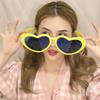 Funny Cute Oversized Heart Shape Glasses Photo Props Party Decorations Glasses Photobooth Supplies Birthday Party Gift 1PC