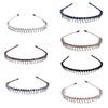 Korean Non-slip Girls With Teeth Women Fashion Hair Band Crystal Beaded Headband Headwear Iron