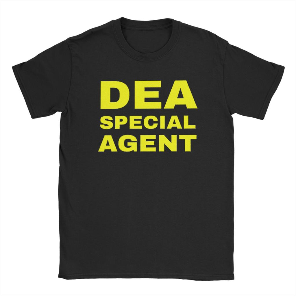 DEA Special Agent Drug Enforcement Administration T Shirt Pure Cotton TShirts For Mens Tshirt Short Sleeve Y2K Top Tees