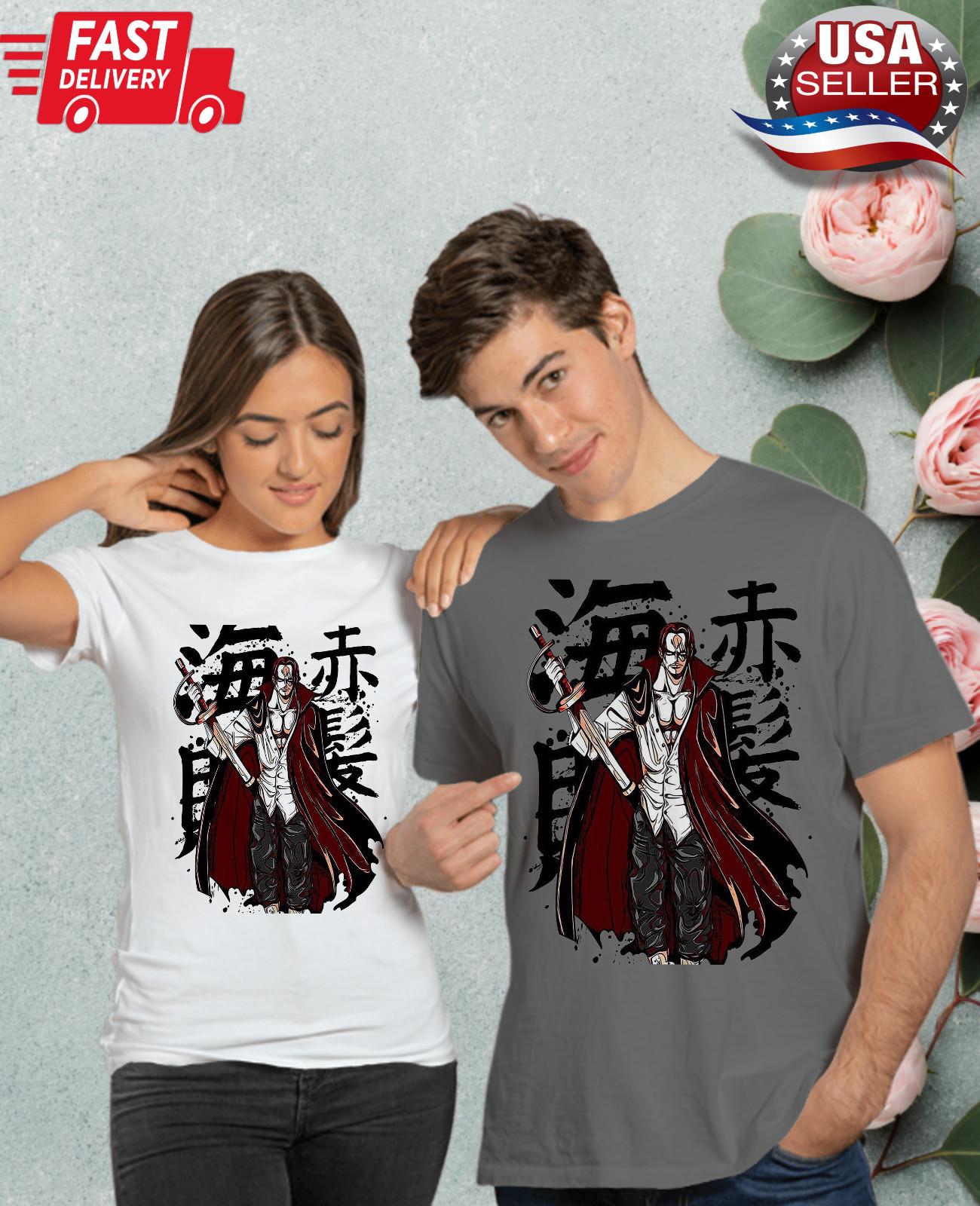 Shanks tshirt unisex shirt The Yonko Graphic gift anime T-shirt L