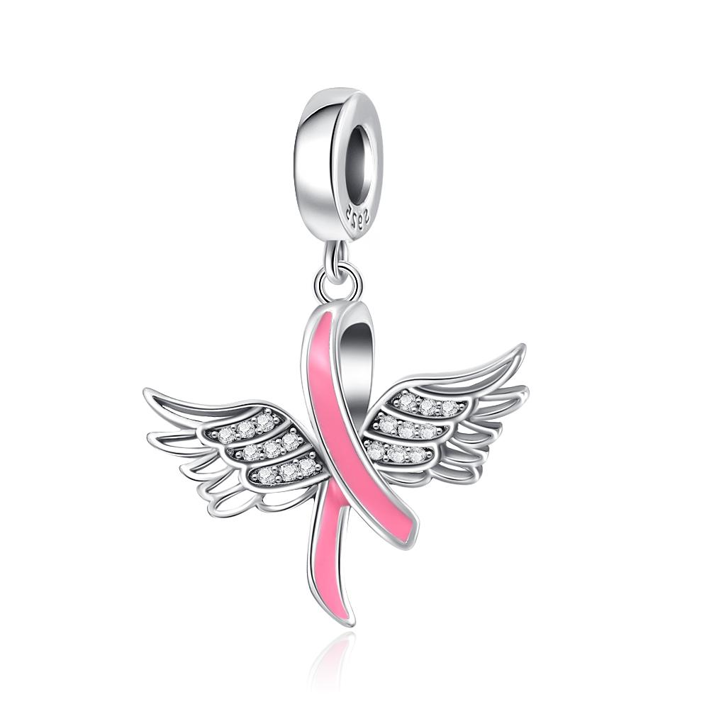 New Copper Angel Wings Charm Beads Fit Original Women Copper Bracelet Diy Jewelry Gifts