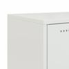 Sideboard White 100.5 x 39 x 107 cm Steel