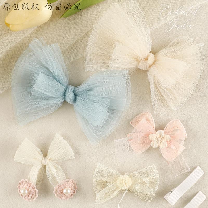 Accessories Socks Shoes And Hats Hair Accessories Lace Bow Hairpin Accessories Headdress Brooch Embroidery Diy Clothing Accessories