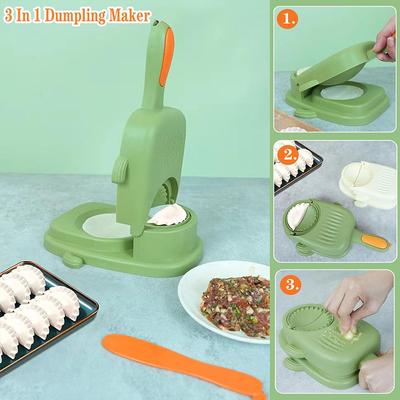 3 in 1 Dumplings Maker, Multifunctionele Handmatige Dumpling Skin Presser, Dumpling Mold Tool, Maken en Persen van Dumpling Skin Machine voor Keuken