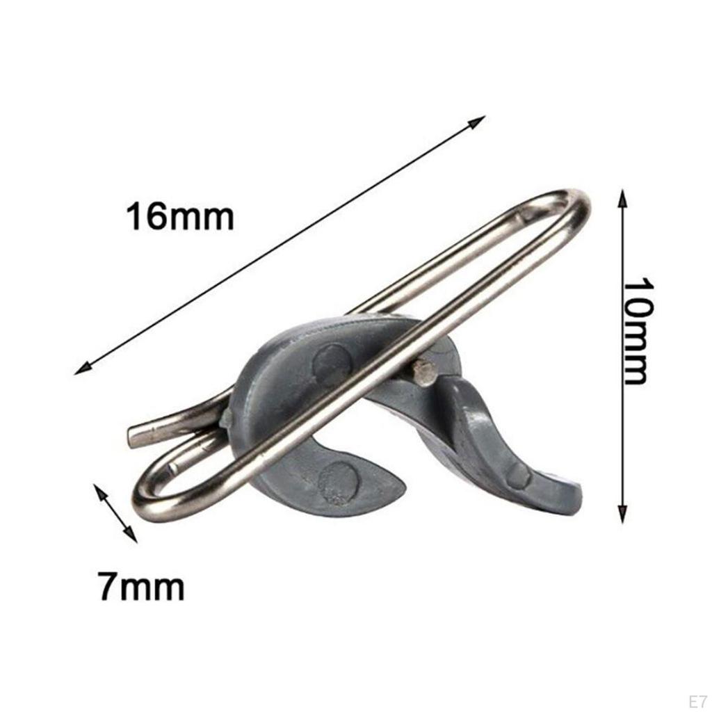 5 Hookbait Release Clips for Fishing, Stainless Steel Bait