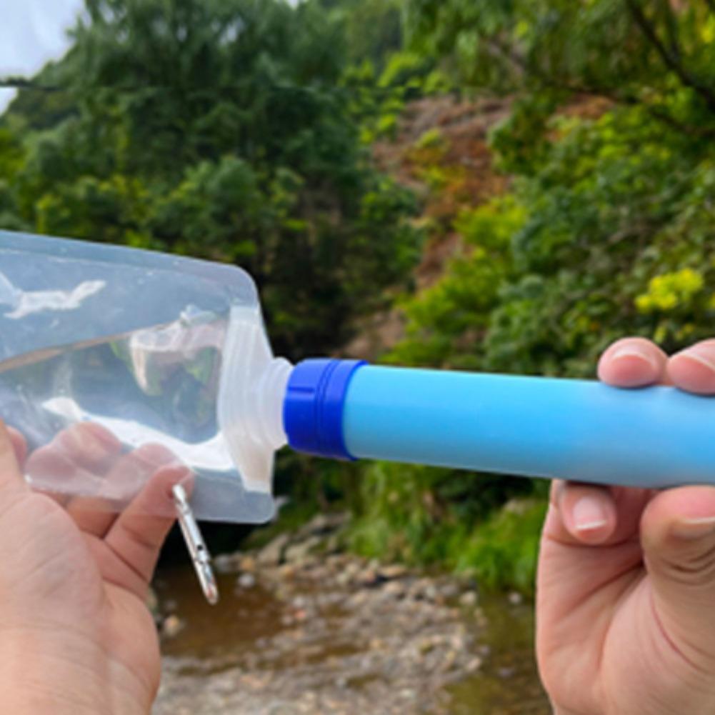 Outdoor Camping Notfall Wasserreinigung Strohhalm Wildnis Überleben Filter Für Camping Wandern Klettern Notfallausrüstung