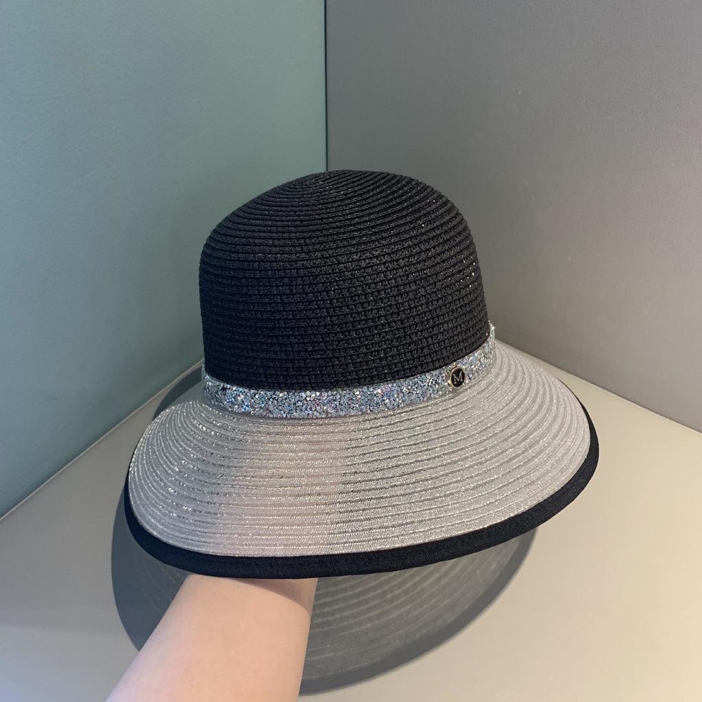 Sun Hat Women's cap Hats For Women Men Summer Straw Hat Sun Protection Hats Wide Brim Vintage Protection Fashion Straw Visor