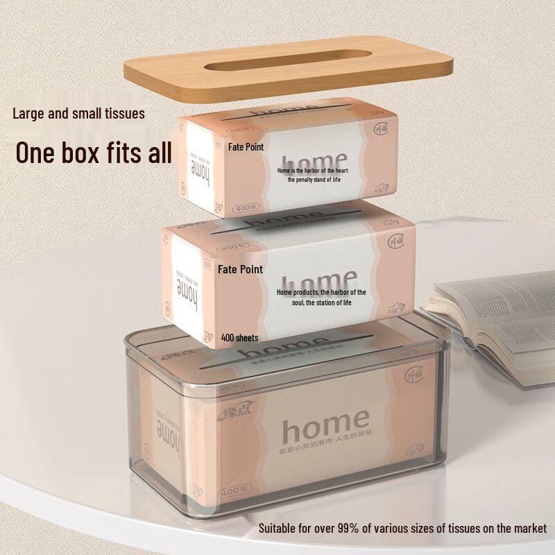 Modern Transparent Tissue Box
