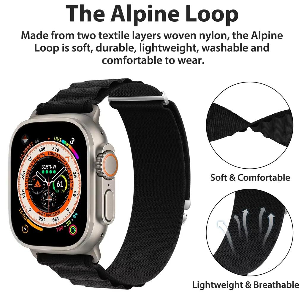 Strap for Apple Watch Band 45mm 49mm Iwatch Series 10 42mm 46mm 9 8 7 Se Ultra 2 Watch band 44mm 41mm 40mm 38mm Correa Bracelets