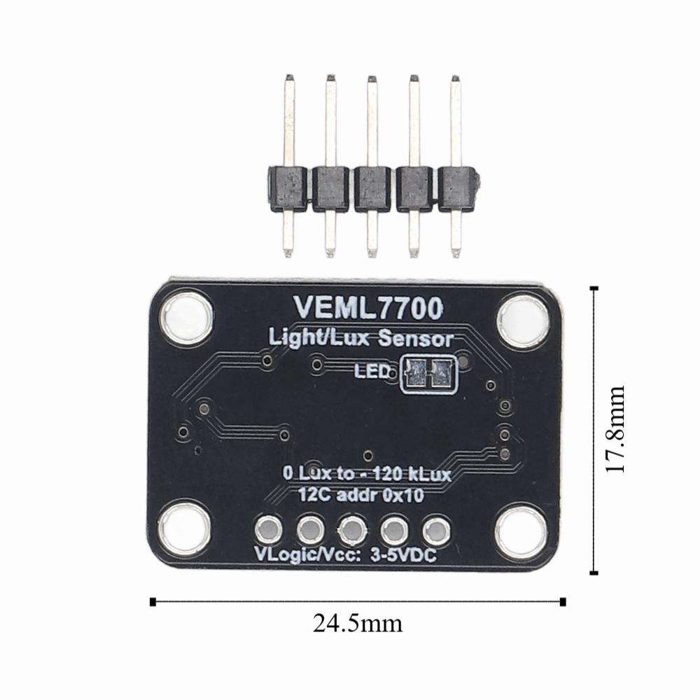VEML7700 Light Environment Sensor Ambient Light Sensor Module  Wide Range Applications