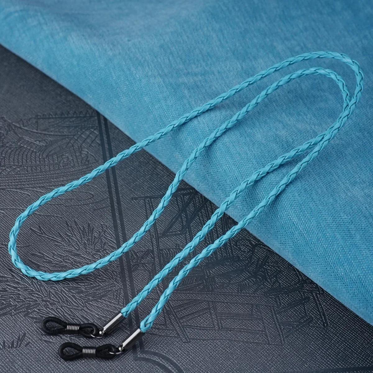 

Спортивные нескользящие очки Кожаный шнурок-цепочка для очков Плетеный ремешок для очков Винтажные Удобные Прочные Аксессуары для очков