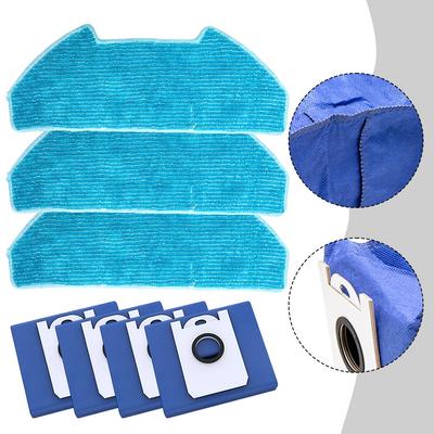 Conjunto de Panos de Mop Mais Sacos de Pó Para Limpeza Eficiente de Aspiradores BObsweep