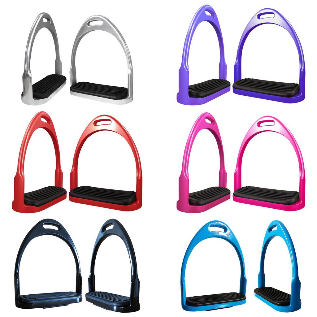 2Pcs/set Horse Riding Flex Horse Stirrups Professional Safety Horse Riding Stirrup for Horse Saddle Antiskid Horse Pedal