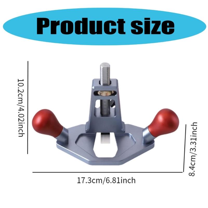 Aluminum Alloy Hand Plane for Woodcraft Joinery Fine Tuning & Polishing Surfaces Cutting Grooves and Creating Mortises