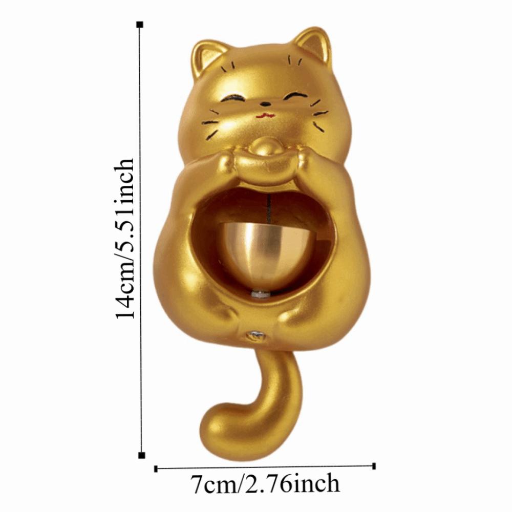 Lucky Cat Magnetic Doorbell Creative Entry Reminder Bell Shopkeepers Windbell  for Refrigerator