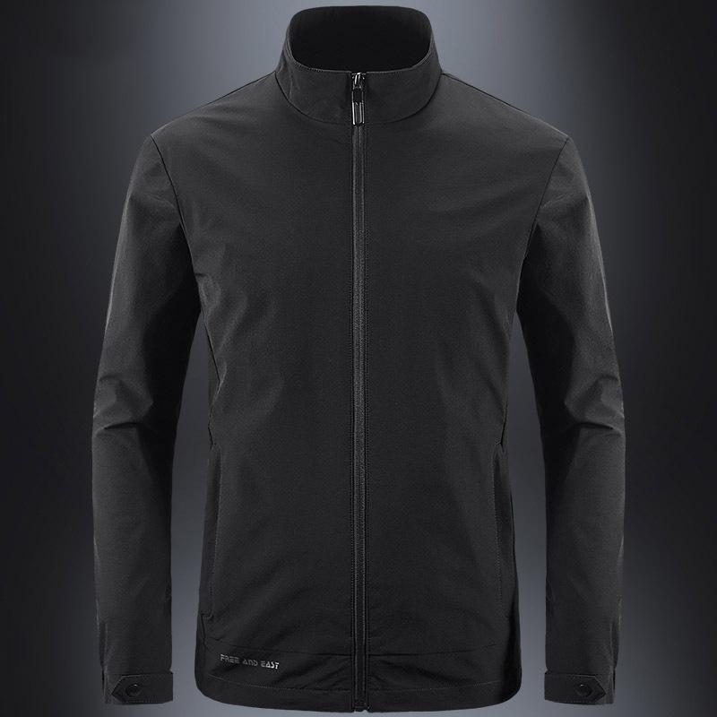 Jackets Men's Autumn and Winter New Windproof Tops Thickened Autumn Casual Trendy Stand-up Collar Sports Jackets
