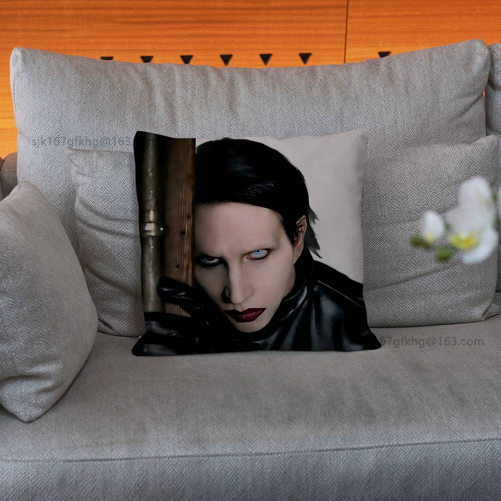M-Marilyn Manson povlak na polštář obývací pokoj potah na polštář pohovky ložnice potah na polštář postele domácí dekorace