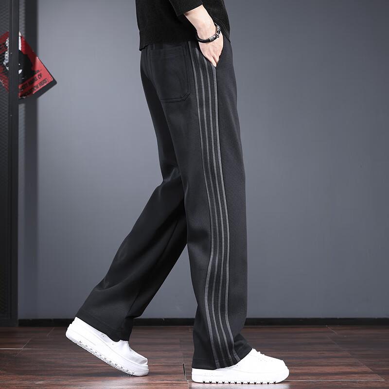 Мужские полосатые повседневные свободные спортивные штаны Jieleinuo XL