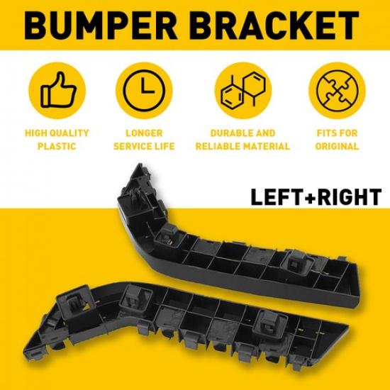 Front Bumper Bracket 2pc Hold Mount for 2016 2017 2018  Honda Civic Sedan US