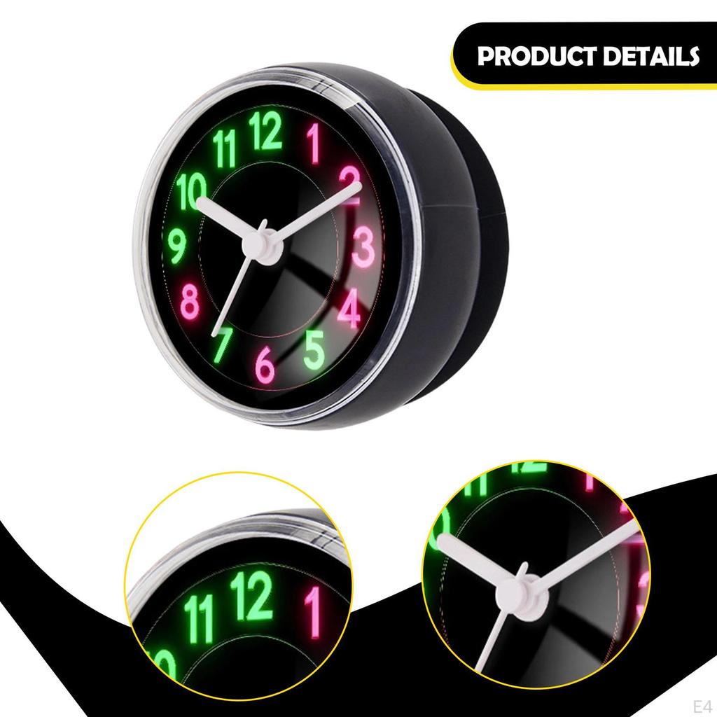 Compact And Waterproof Shower Wall Clock with Suction Cup, Easy-to-read Materials, Suitable for