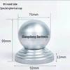 Wrought Iron Hollow Decorative Staircase Post Cap - Round Handrail Ball for Railing Fence Accessories