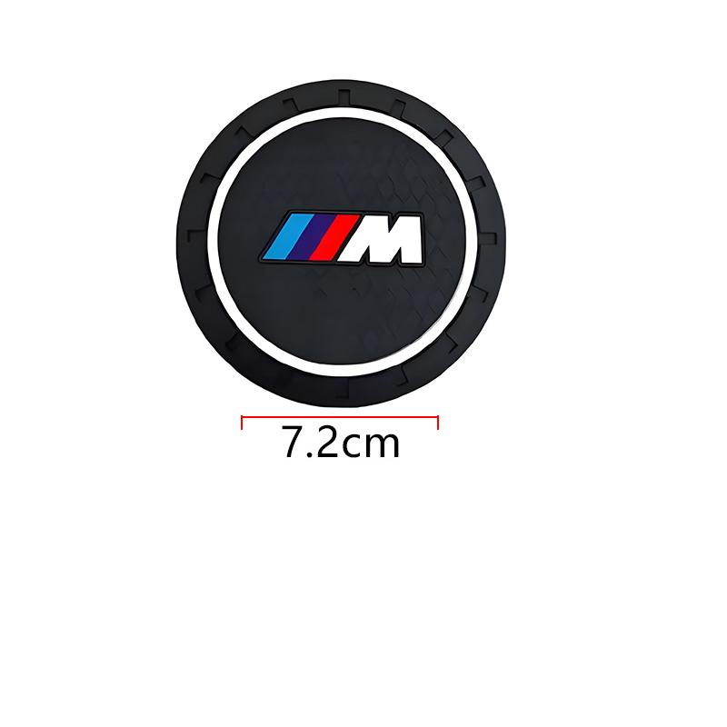 For BMW M X1 X3 Car Water Coasters Non-slip Water Cup Anti Slip Mat For BMW E93 F10 F20 F30 F40 F15 F25 F26 F31 F49 F86 M3 M5 X3 G20 Accessories