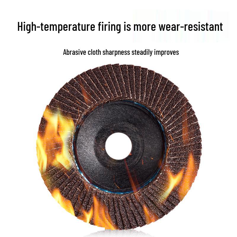 Thickened Flap Disc: Stainless Steel Grinding & Polishing Disc for 100 Angle Grinder – Plastic Cover & Flap Wheel Cutting Disc