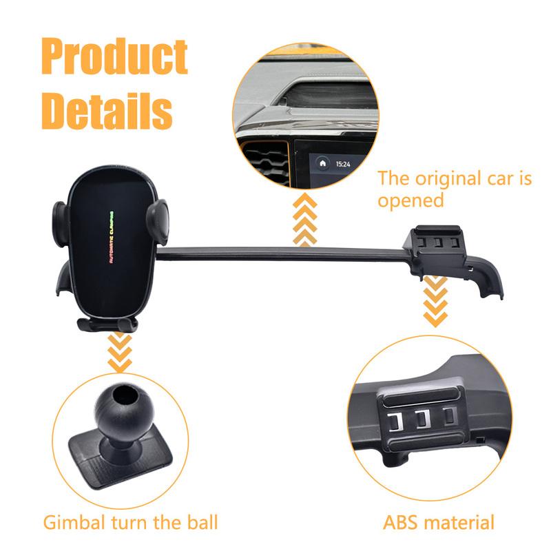 Car Phone Holder for Ford Ranger 2024 2025 T9 Everest GPS Bracket Navigation Stand Auto Accessories