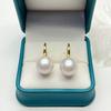 Trending on Xiaohongshu: Recommended Products*Elegant high-heeled silver hook earrings, fashionable Korean-style, with bright freshwater pearl