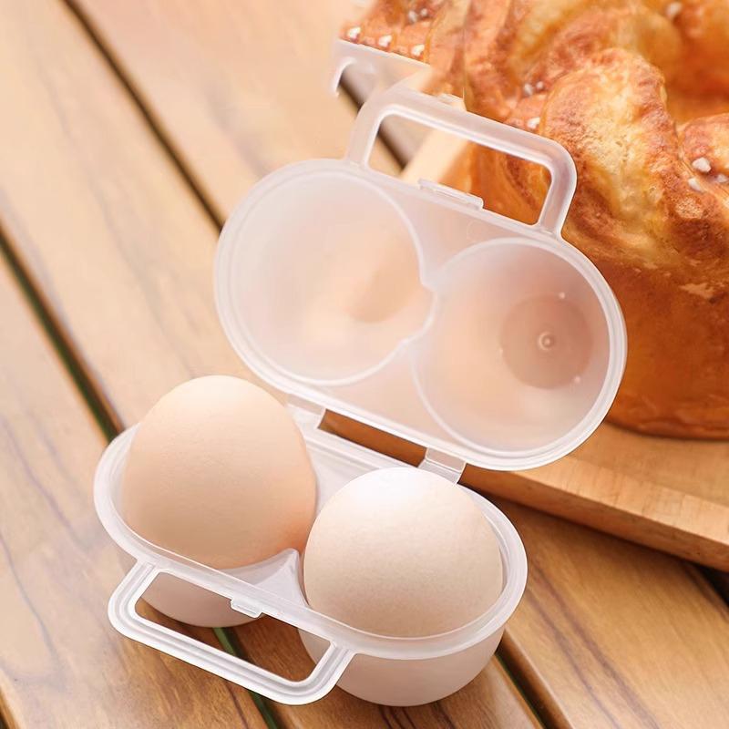 Portable Shockproof Egg Storage Box Travel Preservation Container Protective Egg Carrier for Outdoor Use Durable Egg Saver