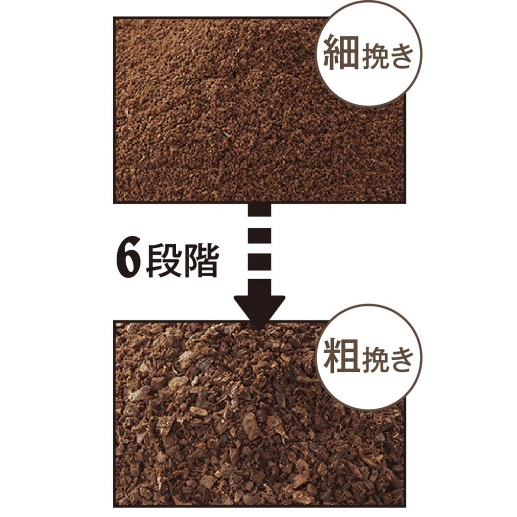 Toffy K-KU10 Hand Ceramic Coffee Mill, Stainless Steel, Compact, 6 Grinding Levels, Ceramic Mill, Outdoor, Stylish, K-KU10-SV