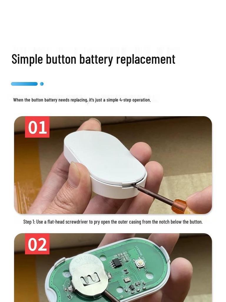 Smart Long-Range Wireless Doorbell with One-Button Call for Elderly & Patients