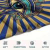 1Pc Eye of Horus Print Flannel Blanket, High quality Comfortable for All Seasons, Home Decor, Warmth and Comfort, Perfect for Christmas Gifts W31