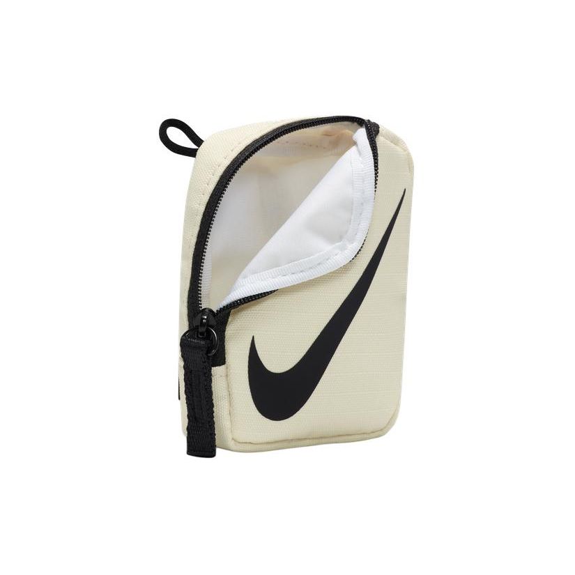 Nike Logo Print Polyester Sling Bag Unisex Sling Bag Coconut-Milk Black FD6268-119