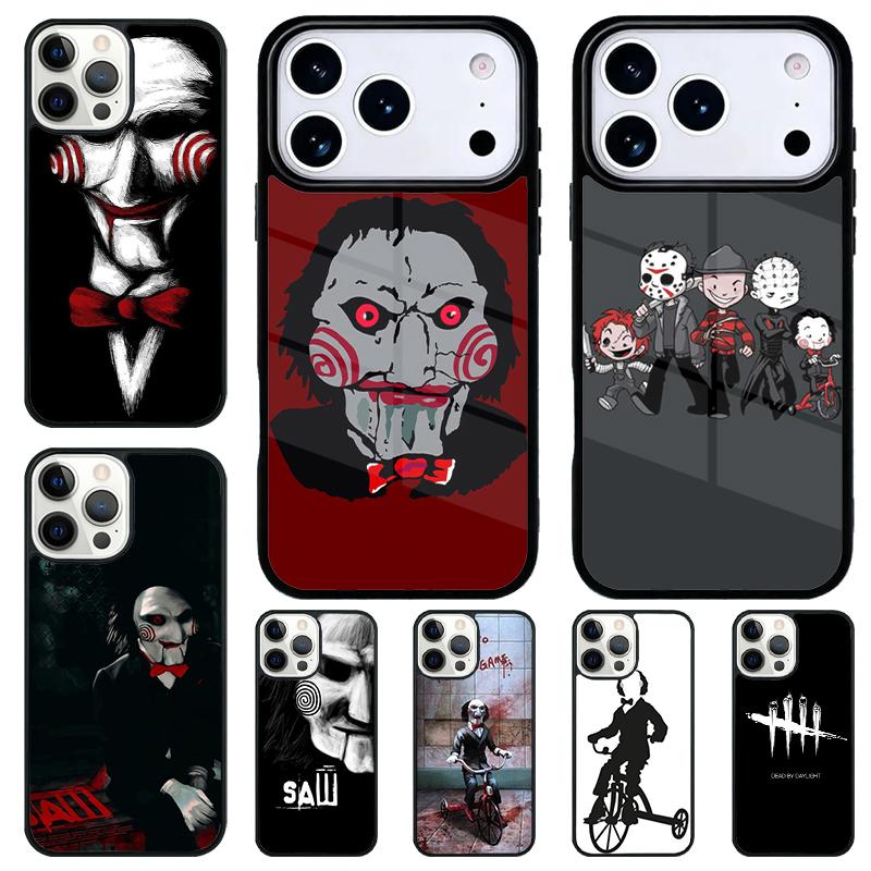 Jigsaw Saw soft Phone Case for iPhone 17 Air 16 15 11 12 14 13 Pro Max Shockproof Cover