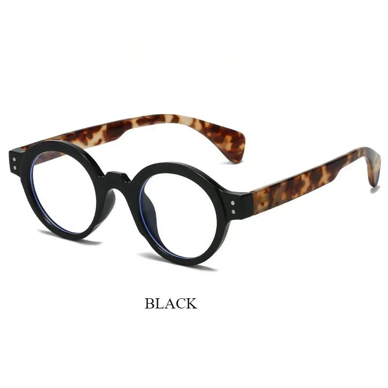 2026 Neue Modische Blaulichtfilternde Lesebrille für Presbyopie Unisex Rundes Gestell Hochauflösende Lesebrille Dioptrien 0 bis +4,0