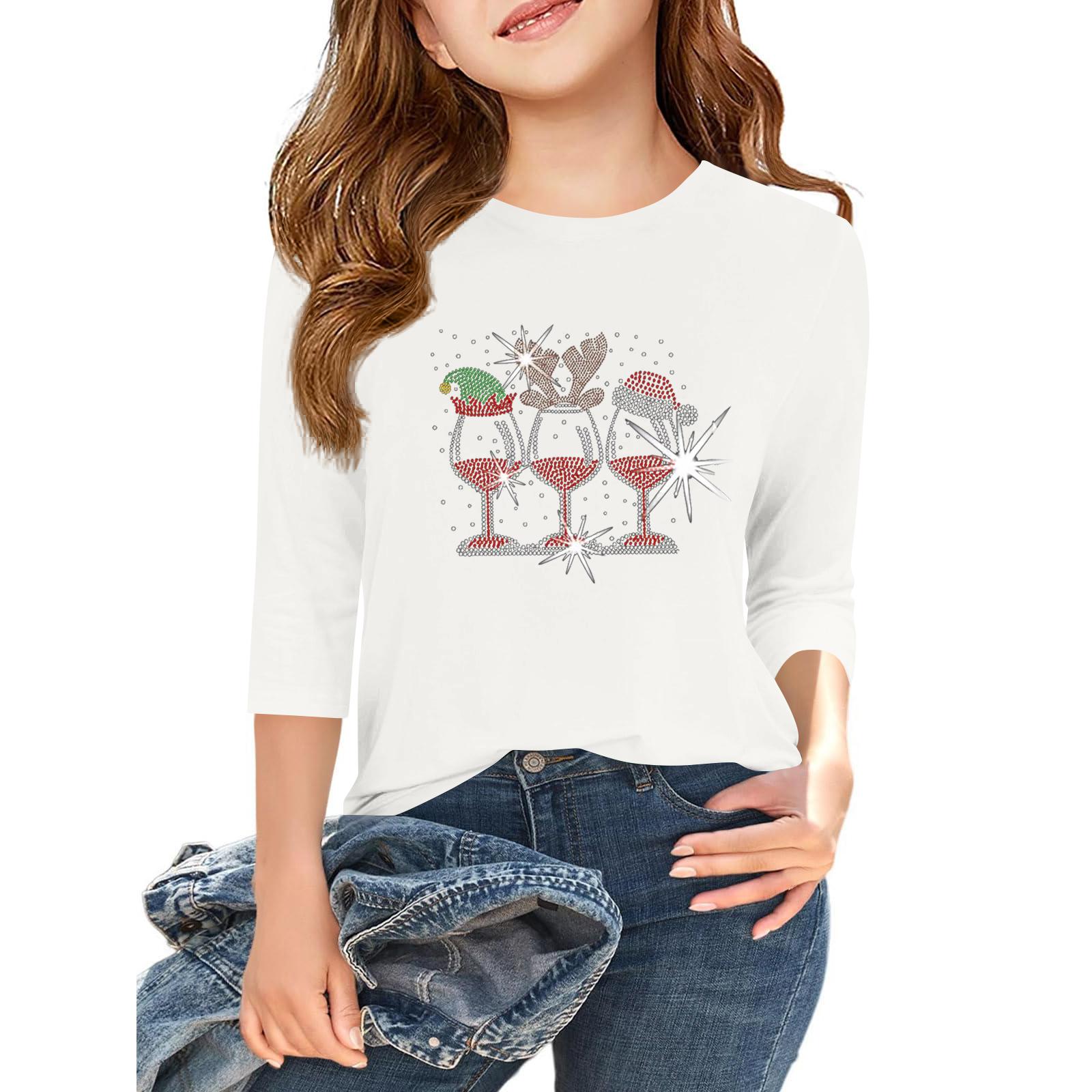 

Детская повседневная футболка с круглым вырезом и принтом «День независимости» с рукавом 3/4 160 белый