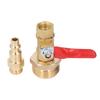 Brass Winterize Blowout Adapter 1 4in Male Quick Connector 3 4in Male GHT Thread Garden Irrigation Joints for RV Yachts