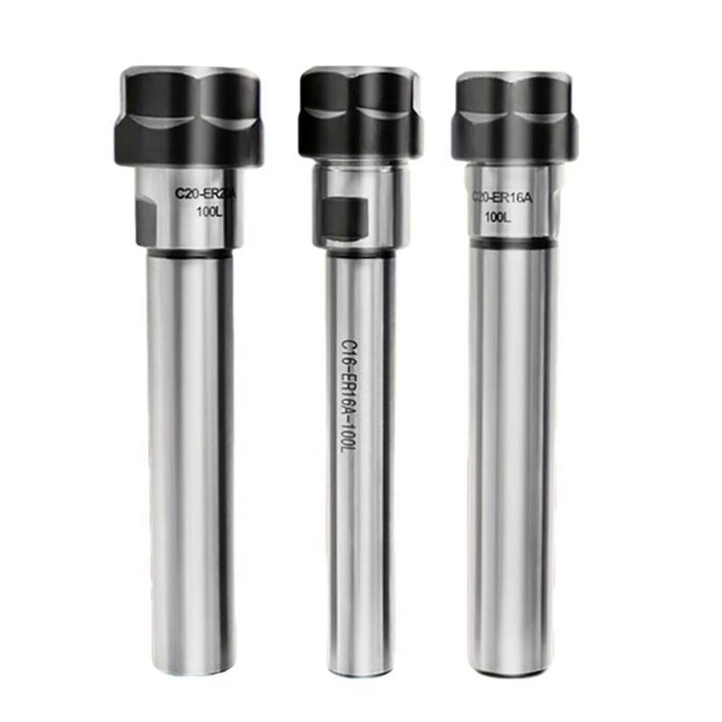 Precise Ground C8ER8A Collet Chuck 8-12mm Diameter Straight Shank Alloy Steel For Lathe Highly Speed Milling Applications