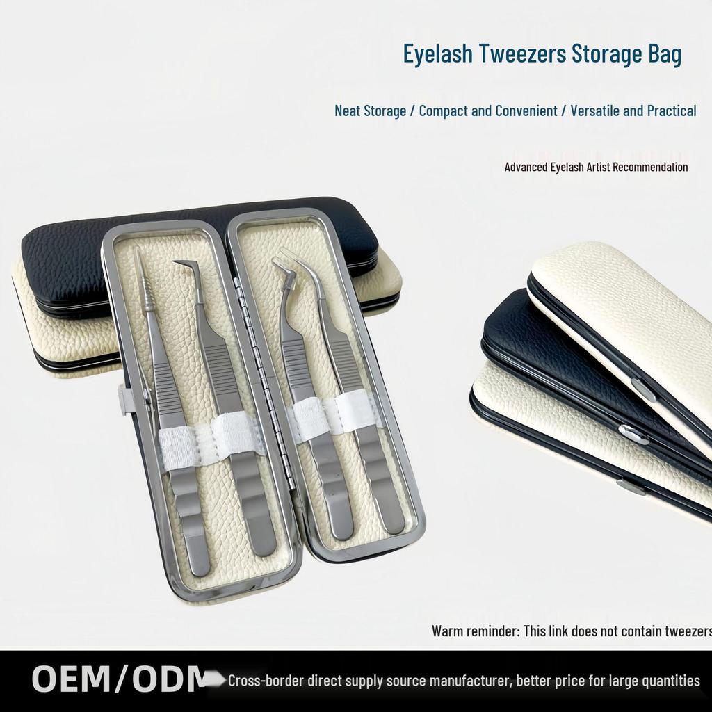 Professional Lash Extension Tweezers Storage Box: Dustproof, Portable, Shockproof Kit