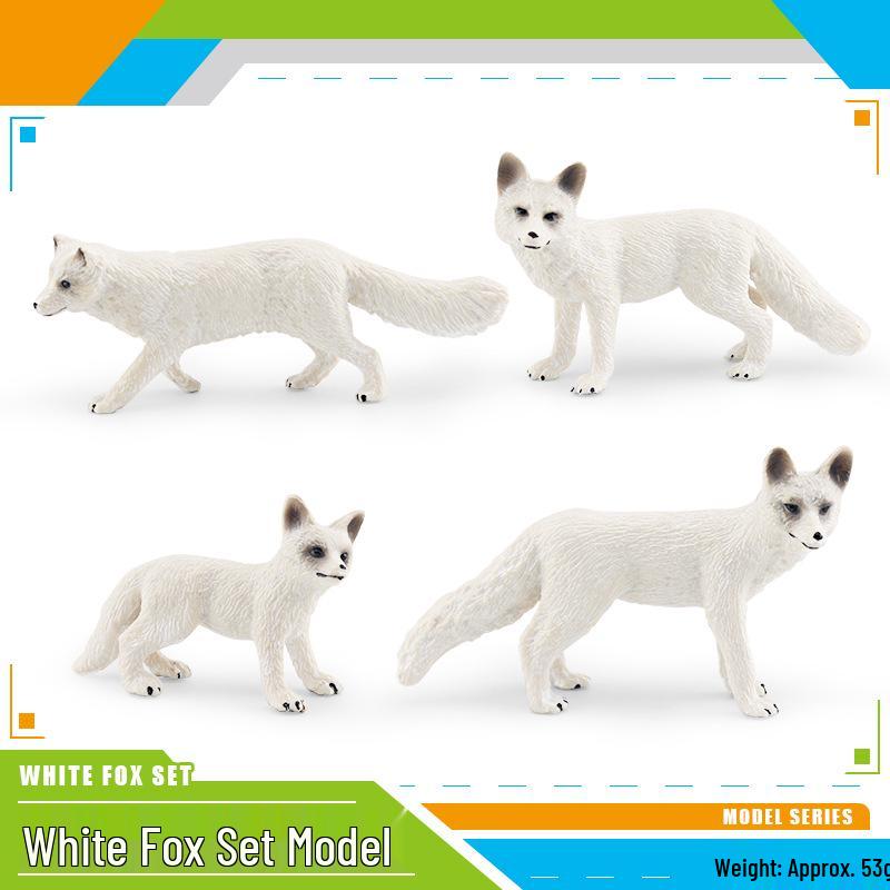 Realistic Arctic Animal Models: Polar Bear, Arctic Fox, Seal, Walrus, Whale