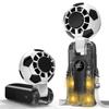 World Cup High-Speed Foldable Football Fan with Cooling Light & Ice Pack Display