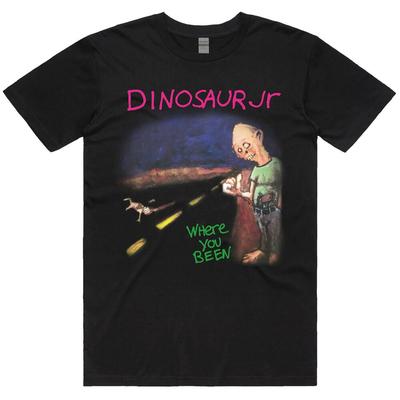 Tricou Unisex Negru Dinosaur Jr Where You Been pentru Bărbați