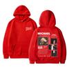 Felpa con cappuccio grafica Michajackson Re del Pop Uomo Donna Vintage Gotico Rock Felpa Uomo Hip Hop Punk Felpe con cappuccio oversize