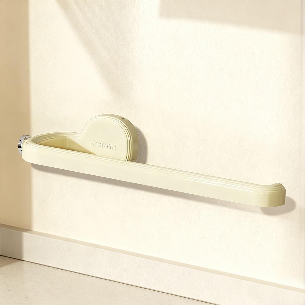 New Suction Cup Paper Towel Holder Adjustable Wall Mounted Paper Storage Shelf Multifunctional Space-Saving Towel Rack Kitchen