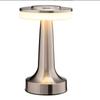 Vintage Metal Desk Lamp USB Rechargeable Portable Touch Table Lamp Bedside Night Light for Bar KTV Hotel Coffee Shop Bedroom Bar